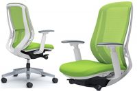 Židle OKAMURA SYLPHY Lime Green Bílý Plast